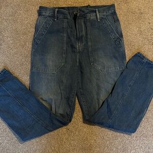 G-star 3d high waisted women’s blue jeans